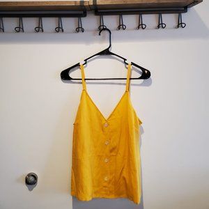 PRINCESSE TAM TAM Yellow top almost backless (Size FR 38 / EU 36)